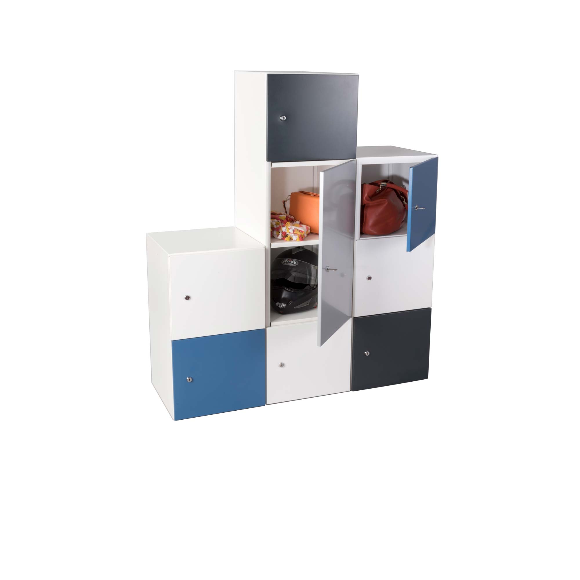 Modular storage lockers